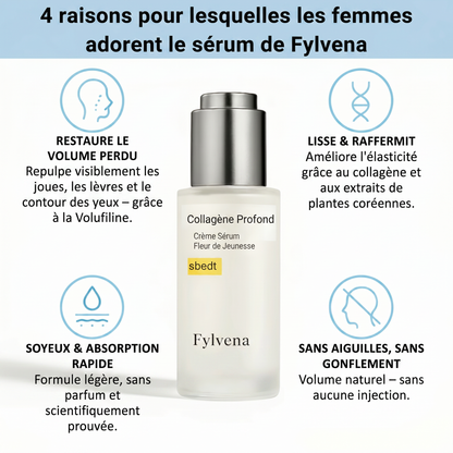 Sérum coréen au collagène pour peaux matures